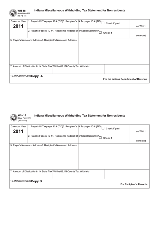 Top 13 Indiana Withholding Form Templates Free To Download In PDF Format