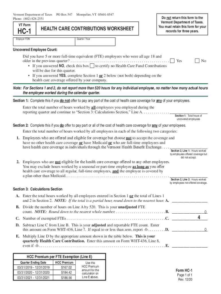 2020 2022 Form VT WHT 436 Fill Online Printable Fillable Blank