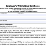 2022 W4 Form IRS W4 Form 2022 Printable