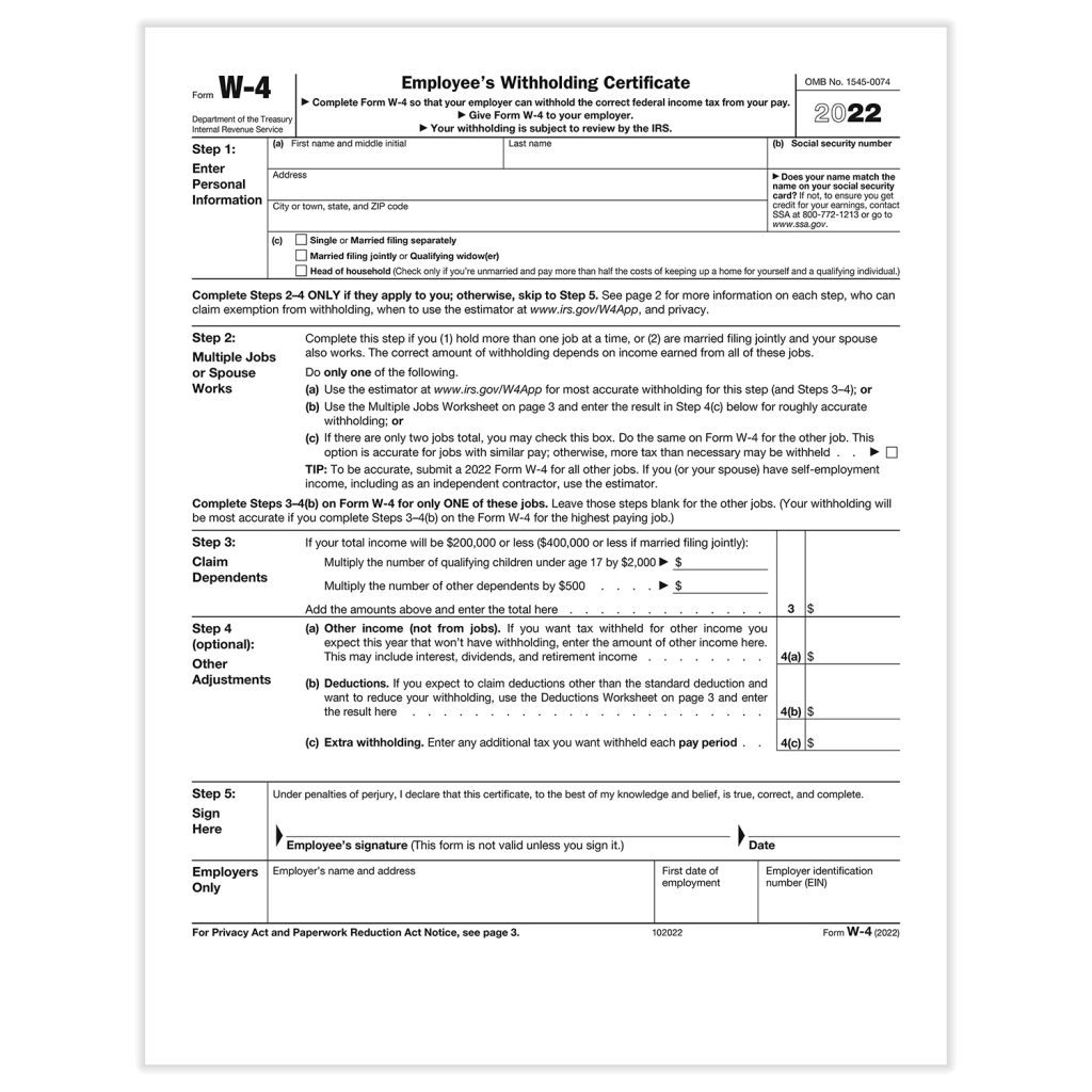 2024 IRS W 4 Form HRdirect Fillable Form 2024