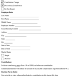 401k Enrollment Form Fill Out Sign Online DocHub