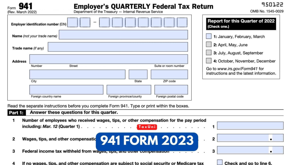 941 Form 2024