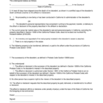 Affidavit Probate Code 13100 Fill Online Printable Fillable Blank