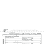 Colorado W 2 Wage Withholding Tax Return Colorado Gov Colorado Fill