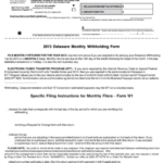 Delaware Employee Withholding Tax Form 2023 Employeeform