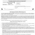 Delaware State Withholding Form Fill Out And Sign Printable PDF