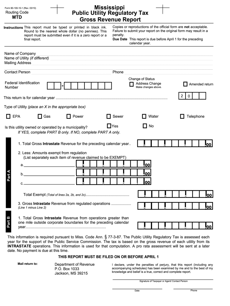 Department Of Revenue Mississippi Forms Fill Out Sign Online DocHub