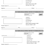 Fillable Employer Quarterly Return Of Withholding Tax Form 2007