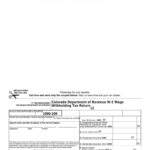 Fillable Form Dr 1094 Colorado Department Of Revenue W 2 Wage