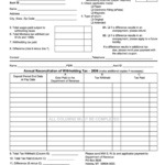 Fillable Form Mw 3 Montana Annual Withholding Tax Reconciliation