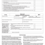 Fillable Form Wt 4a Wisconsin Employee Withholding Agreement Printable