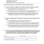 Fillable Income Tax Withholding Election Form Printable Pdf Download