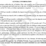 Fillable Withholding Tax Worksheet City Of Dublin Ohio Printable Pdf