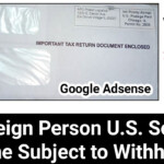 Foreign Person Us Source Income Subject To Withholding YouTube