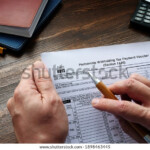 Form 8813 Partnership Withholding Tax Payment Stock Photo 1898463445