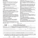 Form W 4V Voluntary Withholding Request W4 Form 2021 Printable