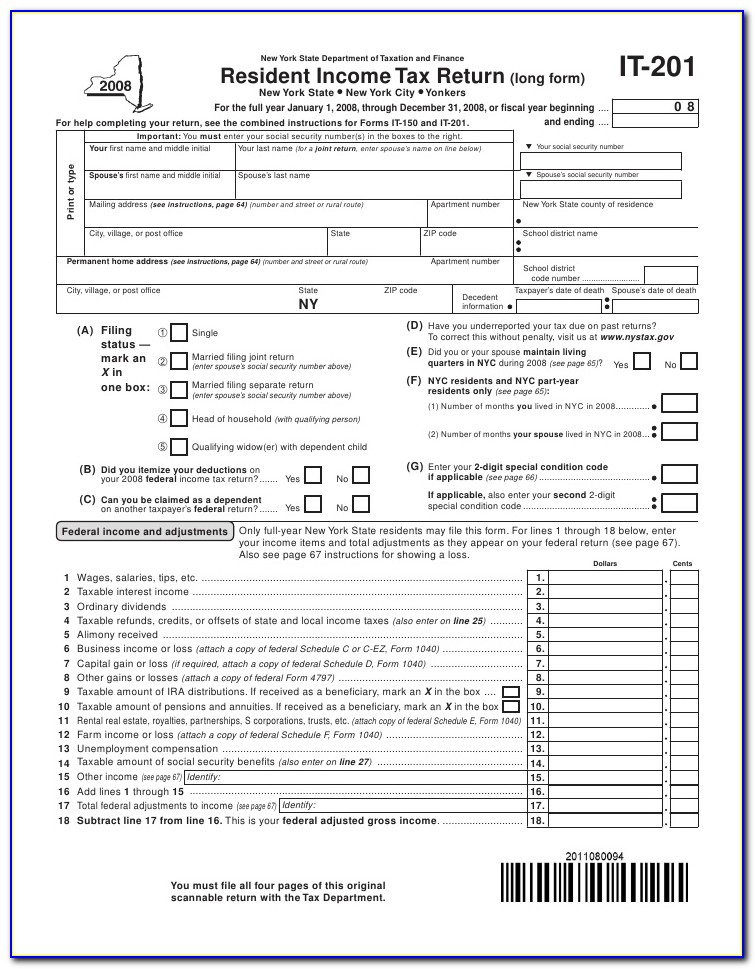 Free Printable State Tax Forms Printable Templates