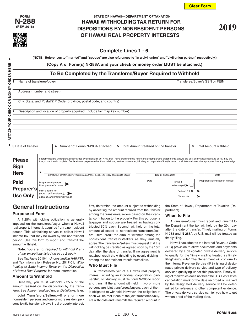 Hawaii State Tax Withholding Form 2022 WithholdingForm