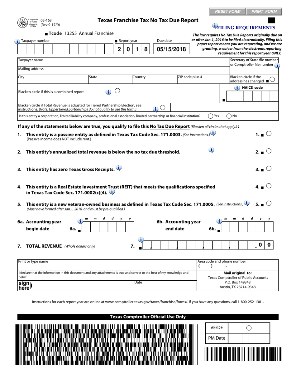 How To File Franchise Tax Report