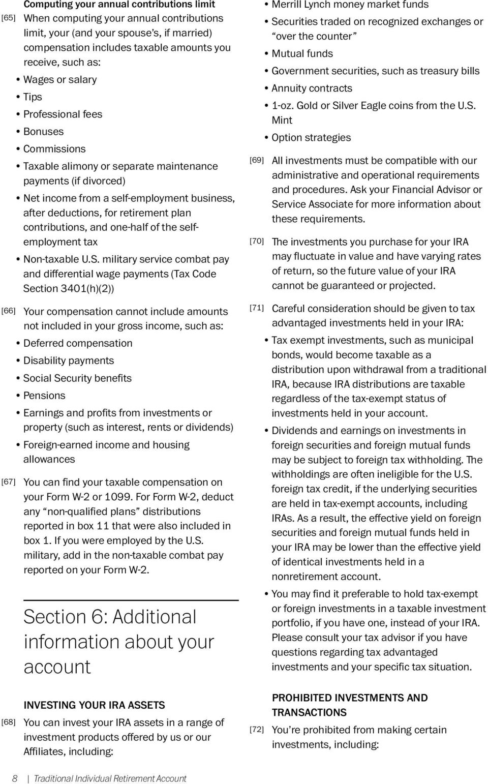 Ira Withdrawal Form Merrill Lynch Universal Network