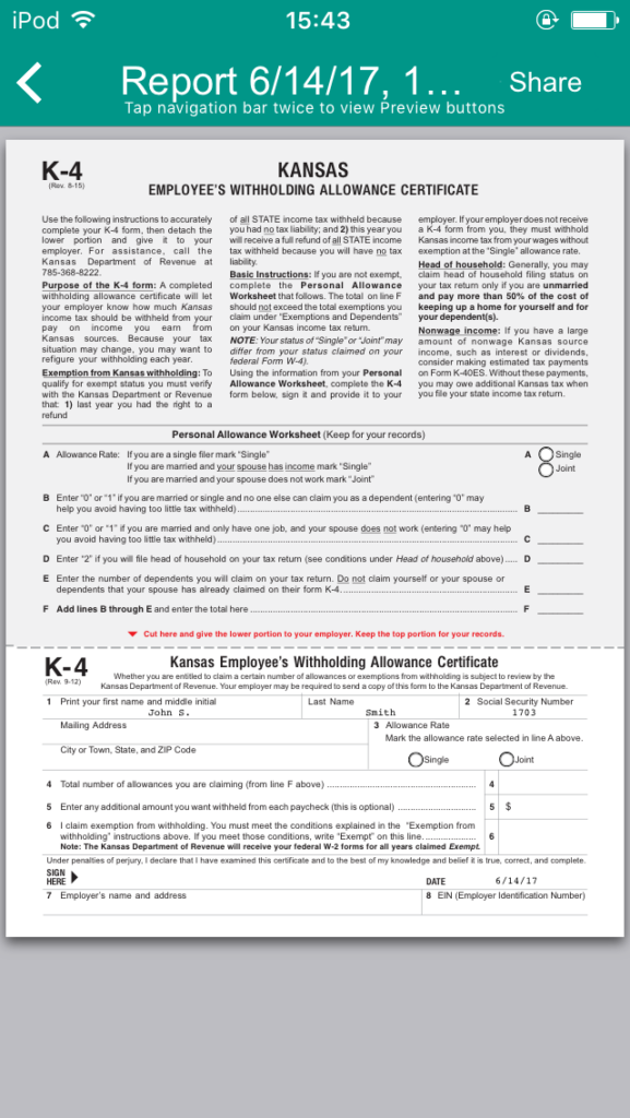 Kansas K 4 App