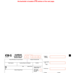 Kw5 Form Fill Out And Sign Printable PDF Template SignNow