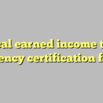 Local Earned Income Tax Residency Certification Form C ng L Ph p