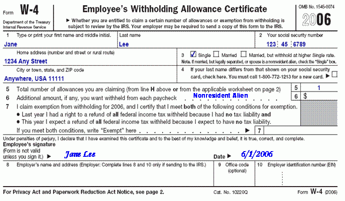 Minnesota State Statutory Withholding For Nonresident Aliens