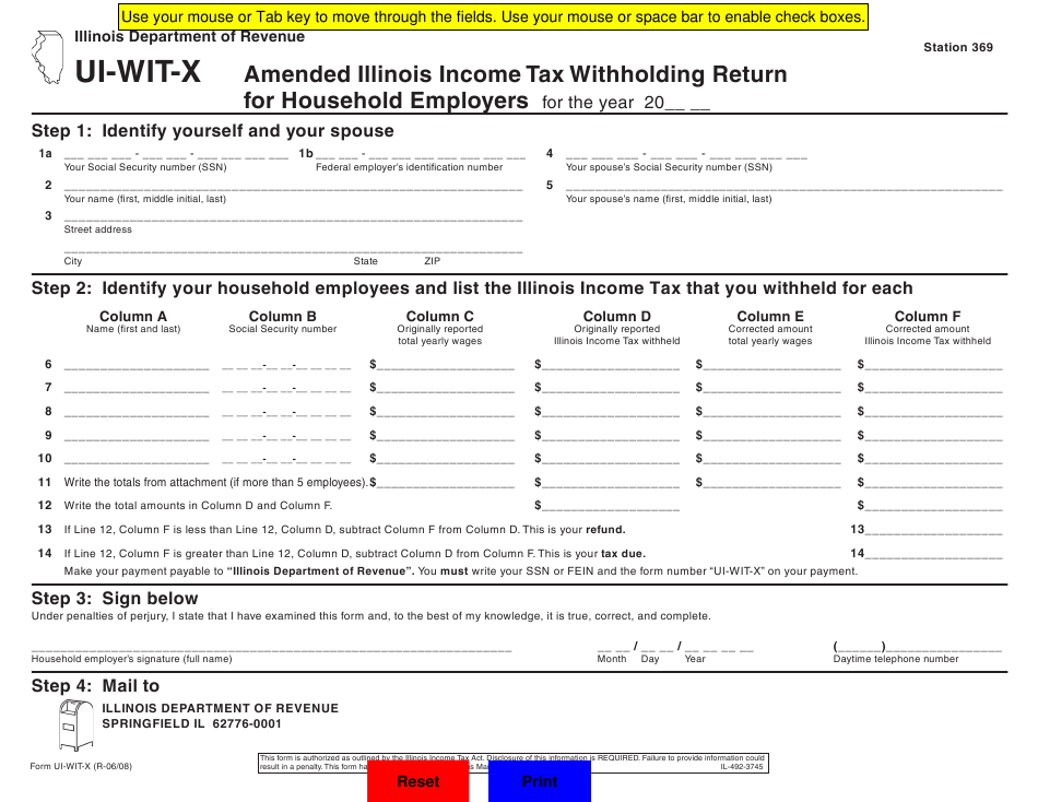 New Employee Paperwork Tax Forms In Illinois 2024 Employeeform