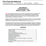 New Mexico State Withholding Form 2019 Fill Out Sign Online DocHub