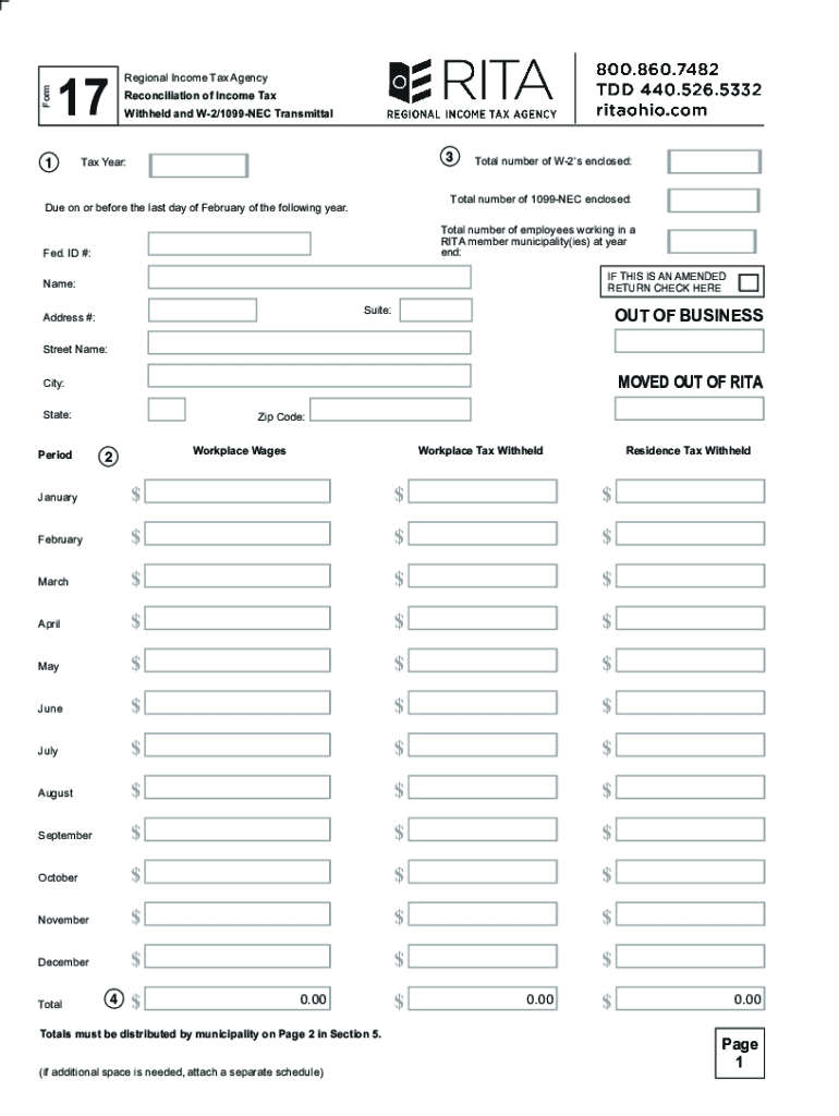 OH RITA 17 2020 2022 Fill And Sign Printable Template Online US 