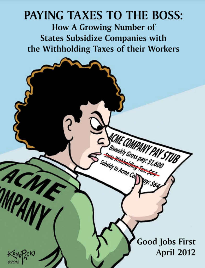 Paying Taxes To The Boss How A Growing Number Of States Subsidize 