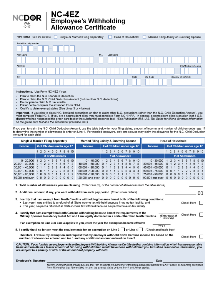 Payroll Documents Charlotte Payroll