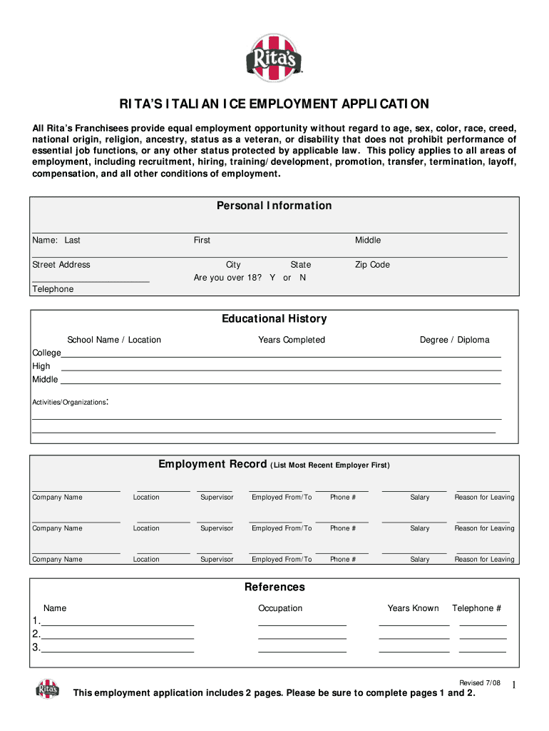 Rita Online Application 2020 2022 Fill And Sign Printable Template 