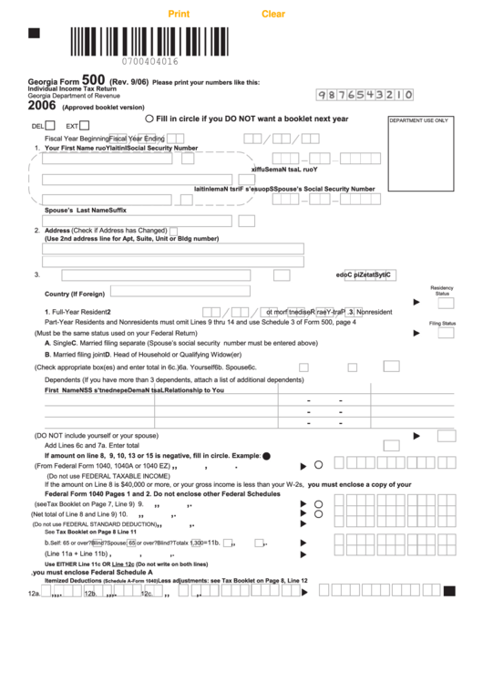 State Of Georgia Tax Forms Withholding Forms WithholdingForm