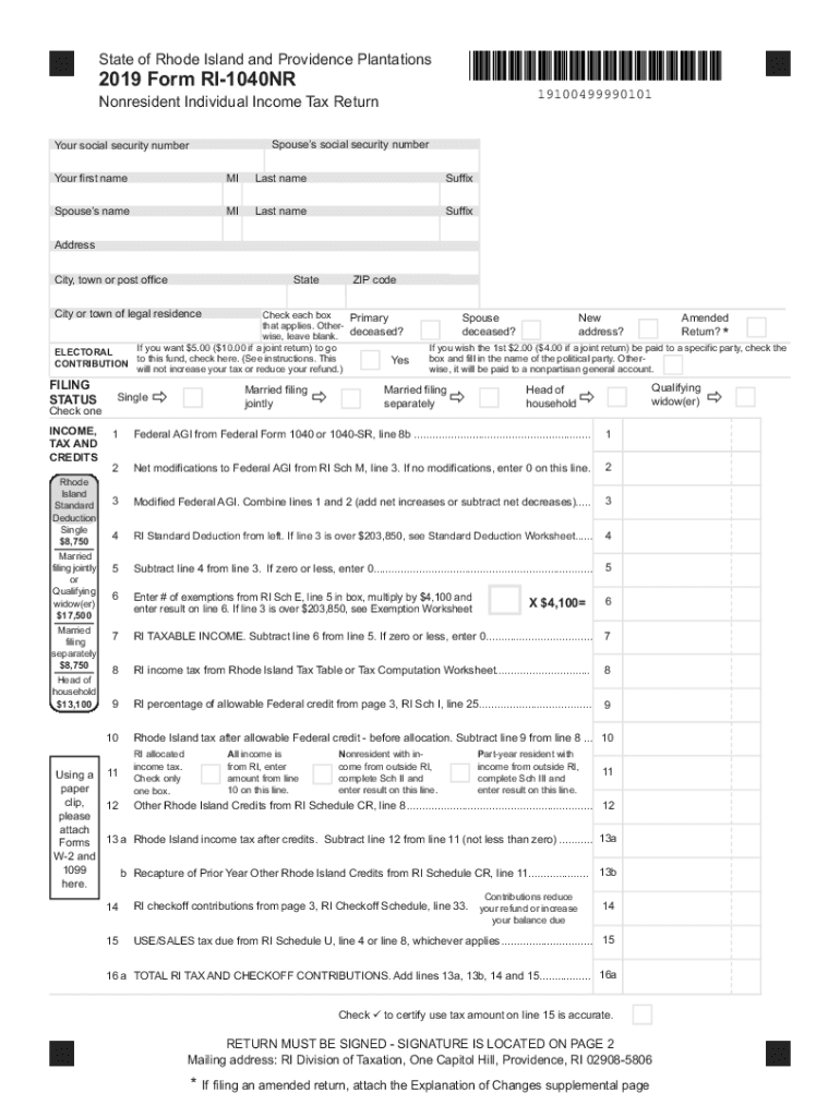 Tax Forms Rhode Island Division Of Taxation RI Gov Fill Out And Sign 