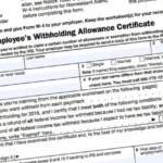 Tax Withholding Form Federal Withholding Tables 2021