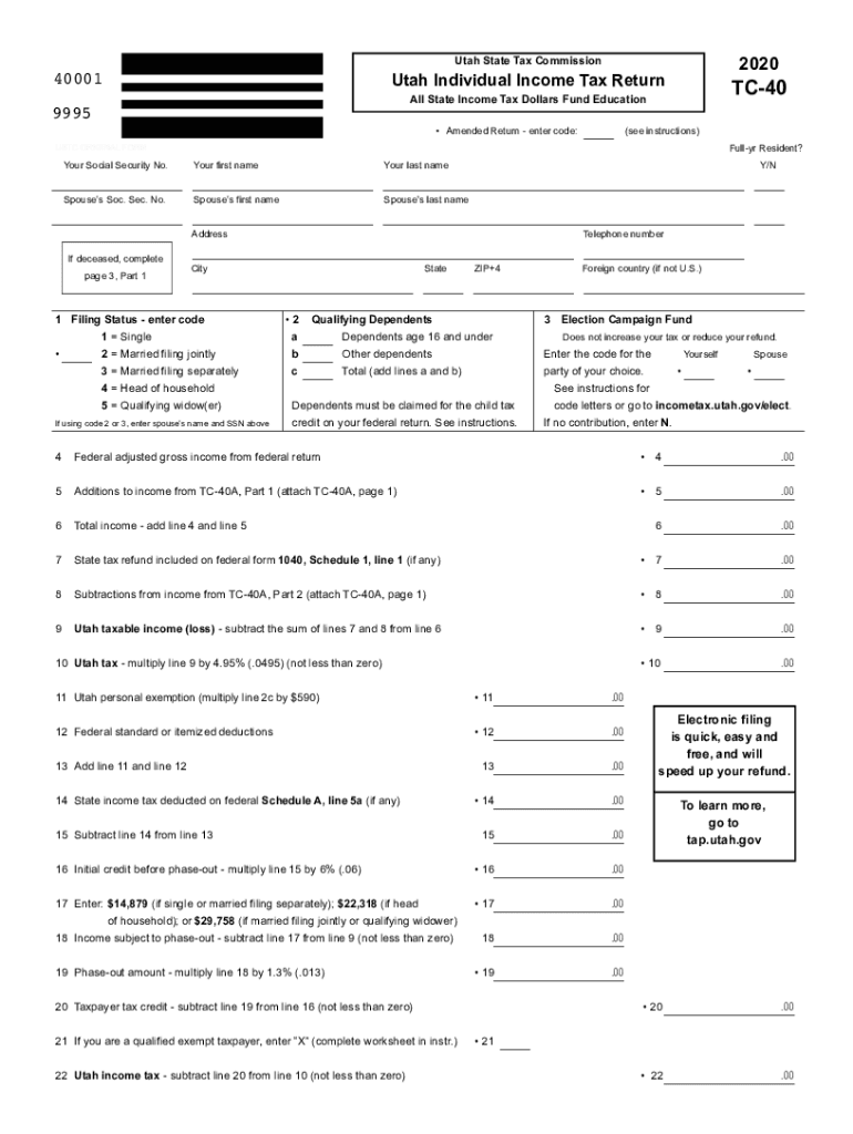 UT TC 40 2020 2021 Fill Out Tax Template Online US Legal Forms