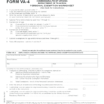 Va Employee Tax Withholding Form 2023 Employeeform