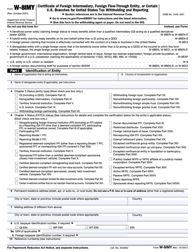 W 8BEN When To Use It And Other Types Of W 8 Tax Forms