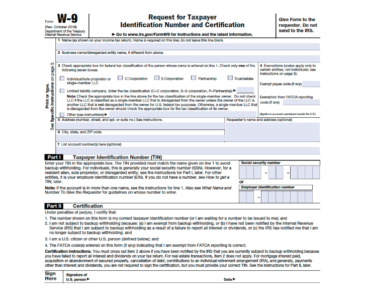 W 9 Form What Is It And How Do You Fill It Out SmartAsset 