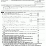 Where Is Medicare And Social Security Withheld On 1040