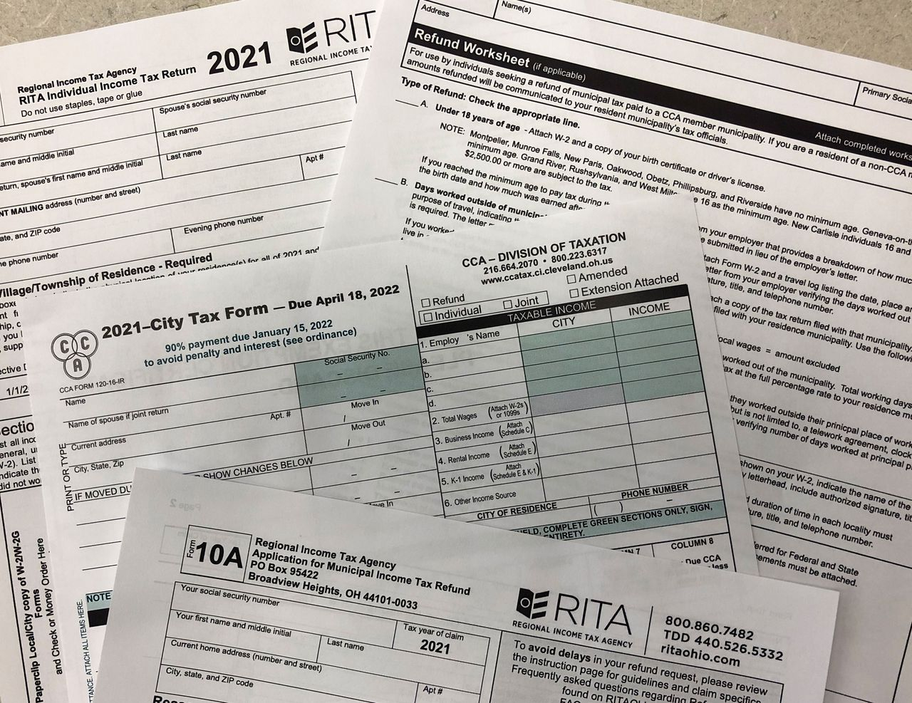 Worked From Home In 2021 City Tax Collectors Are Accepting Tax Refund