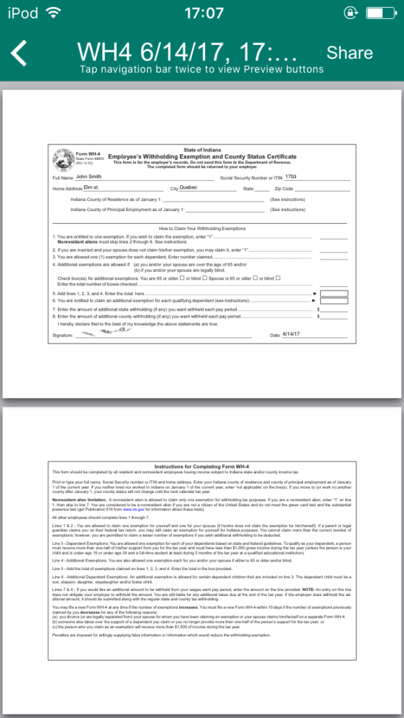 2022 Indiana Employee Withholding Form WithholdingForm