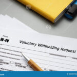 Business Concept Meaning Form W 4V Voluntary Withholding Request With