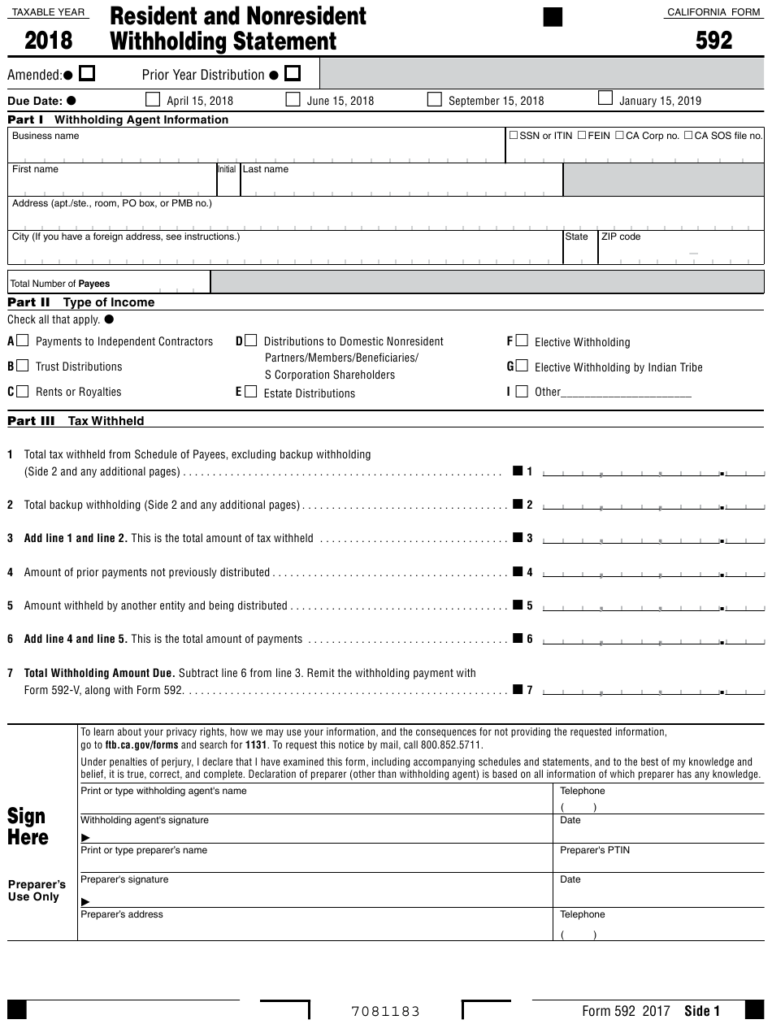 California State Withholding Form 2024