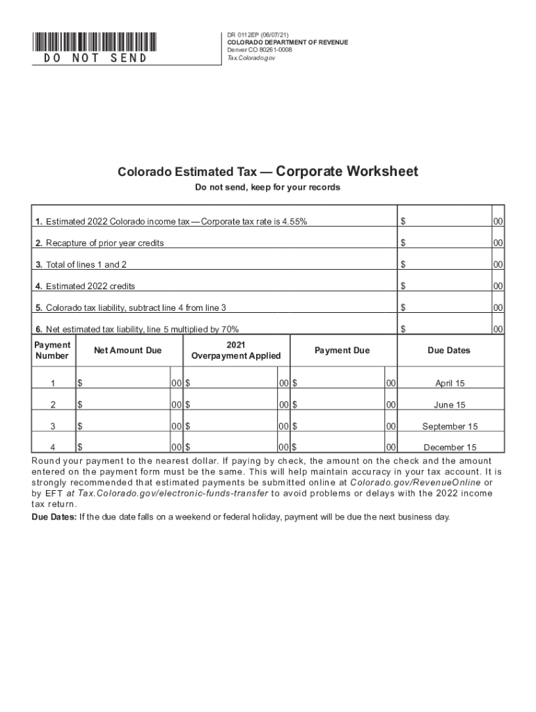 Colorado Withholding Form Fill Out Sign Online DocHub