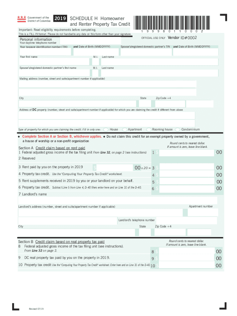 Dc Withholding Form 2023 Printable Forms Free Online