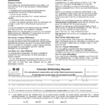 Form W 4V Voluntary Withholding Request W4 Form 2021 Printable