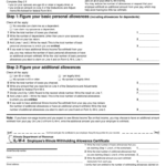 Illinois Withholding Form 2023 Printable Forms Free Online